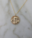 Padre Pio Necklace in 14k Gold