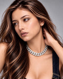 C160W B.Tiff Flat Cuban Link Necklace/ 16mm