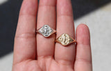 Miraculous Medal Signet Ring in 14k Gold