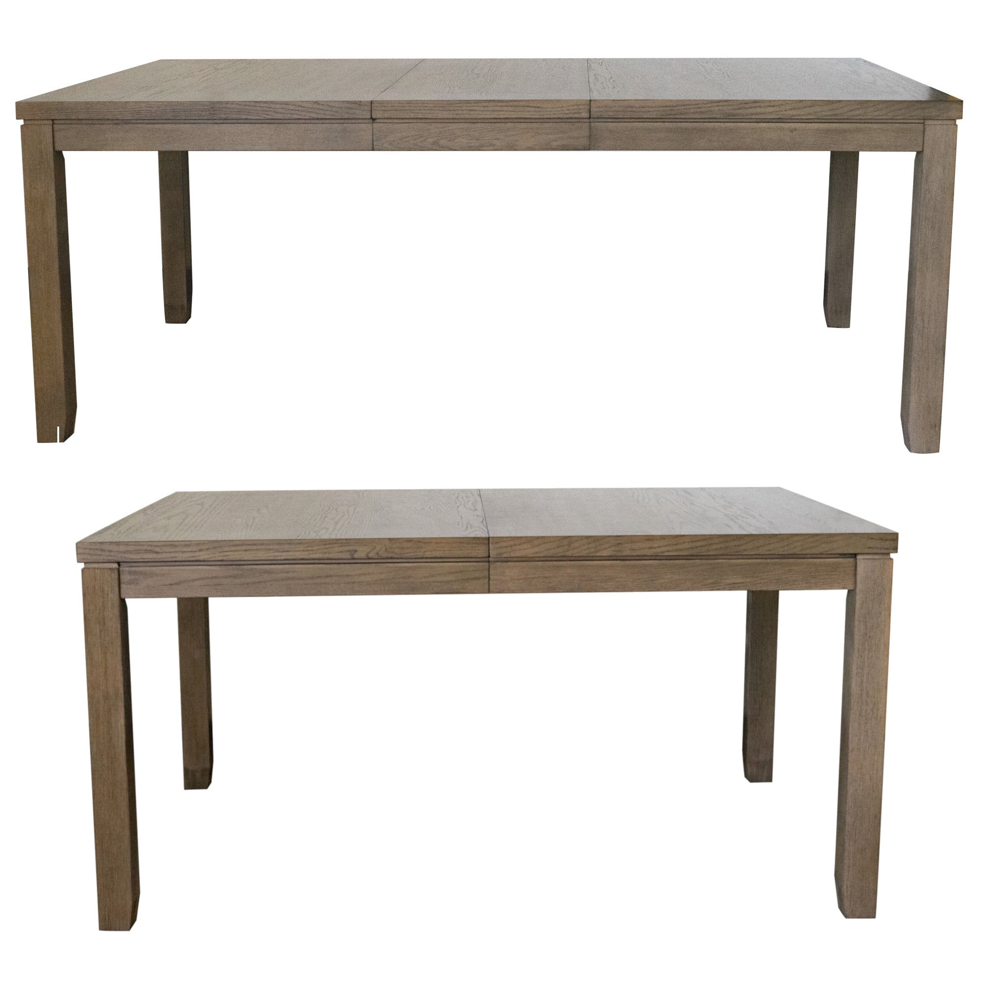 Sunset Trading Saunders Extension Dining Table | Brown Acacia Wood | Extendable Seats 6, 8