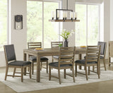 Sunset Trading Saunders Extension Dining Table | Brown Acacia Wood | Extendable Seats 6, 8