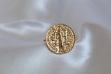 St. Benedict Cufflinks in Gold Vermeil