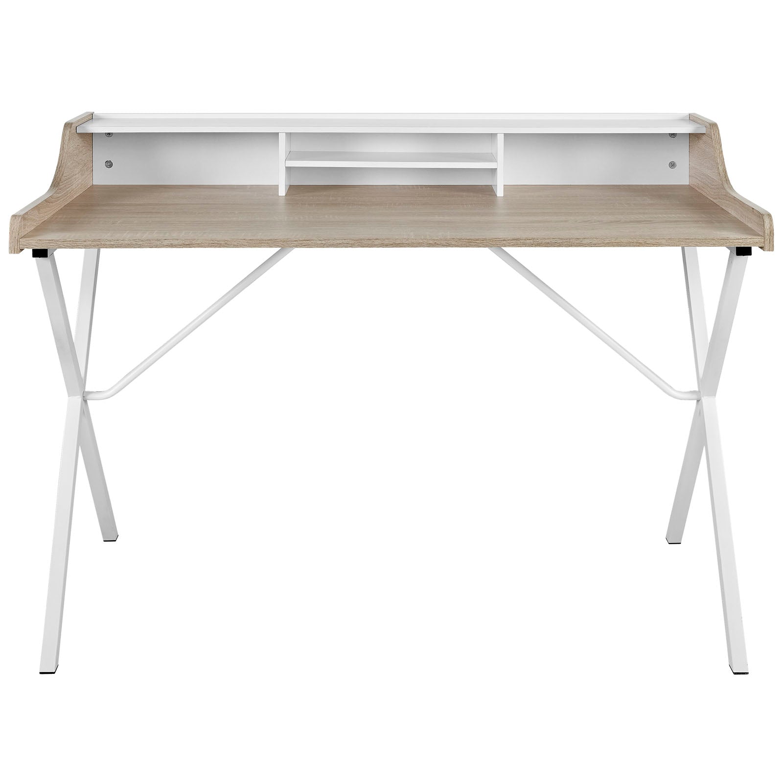 Bin Office Desk - Oak