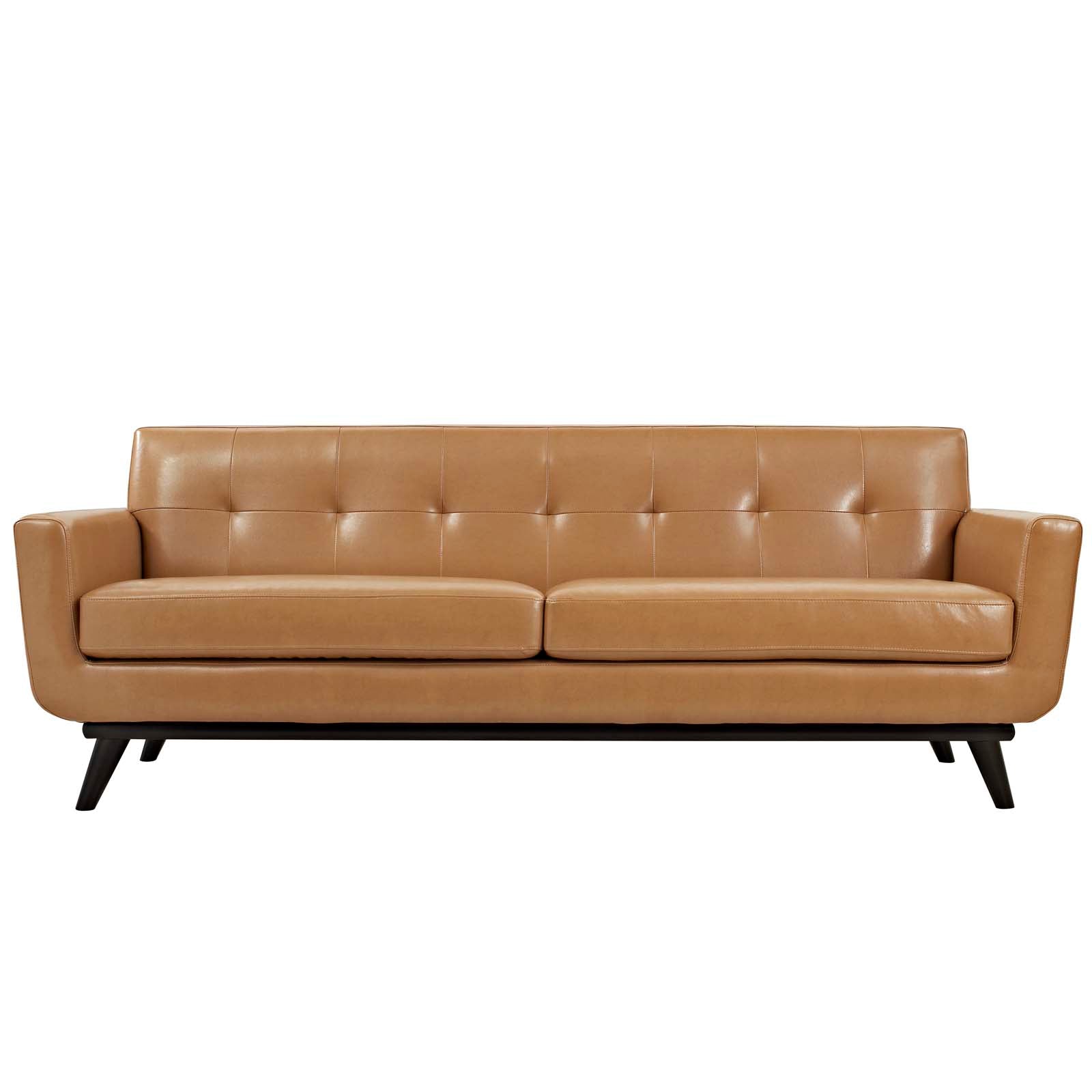 Engage Bonded Leather Sofa - Tan