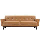 Engage Bonded Leather Sofa - Tan