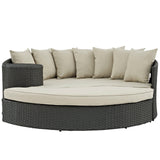Sojourn Outdoor Patio Sunbrella Daybed - Antique Canvas Beige
