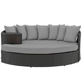 Sojourn Outdoor Patio Sunbrella Daybed - Canvas Gray
