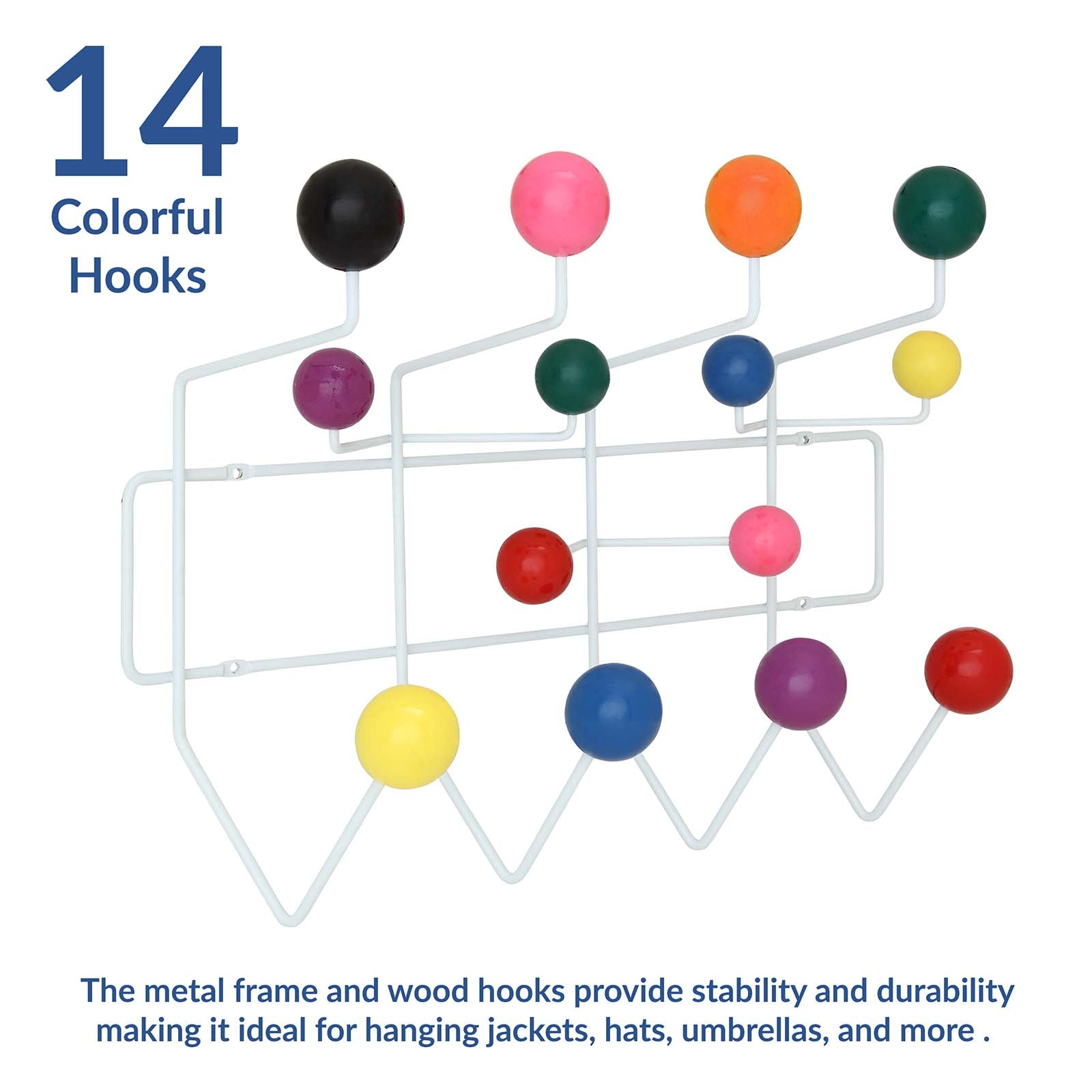 Gumball Coat Rack - Multicolored