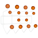 Gumball Coat Rack - Caramel