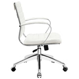 Jive Mid Back Office Chair - White