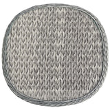 Endeavor Outdoor Patio Wicker Rattan Side Table - Gray