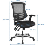 Calibrate Mesh Office Chair - Black