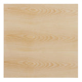 Lippa 24 Wood Square Dining Table Black Natural