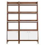 Bixby Wood Bookshelves - Set Of 2