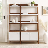 Bixby Wood Bookshelves - Set Of 2