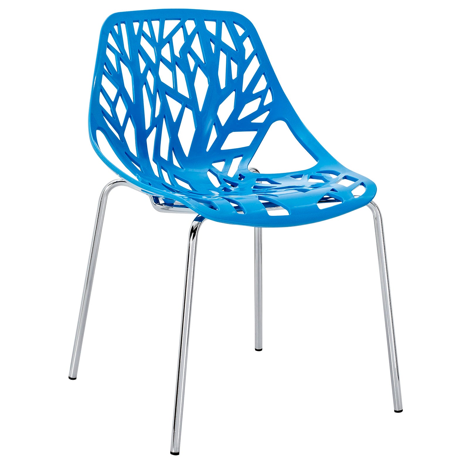 Stencil Dining Side Chair - Blue