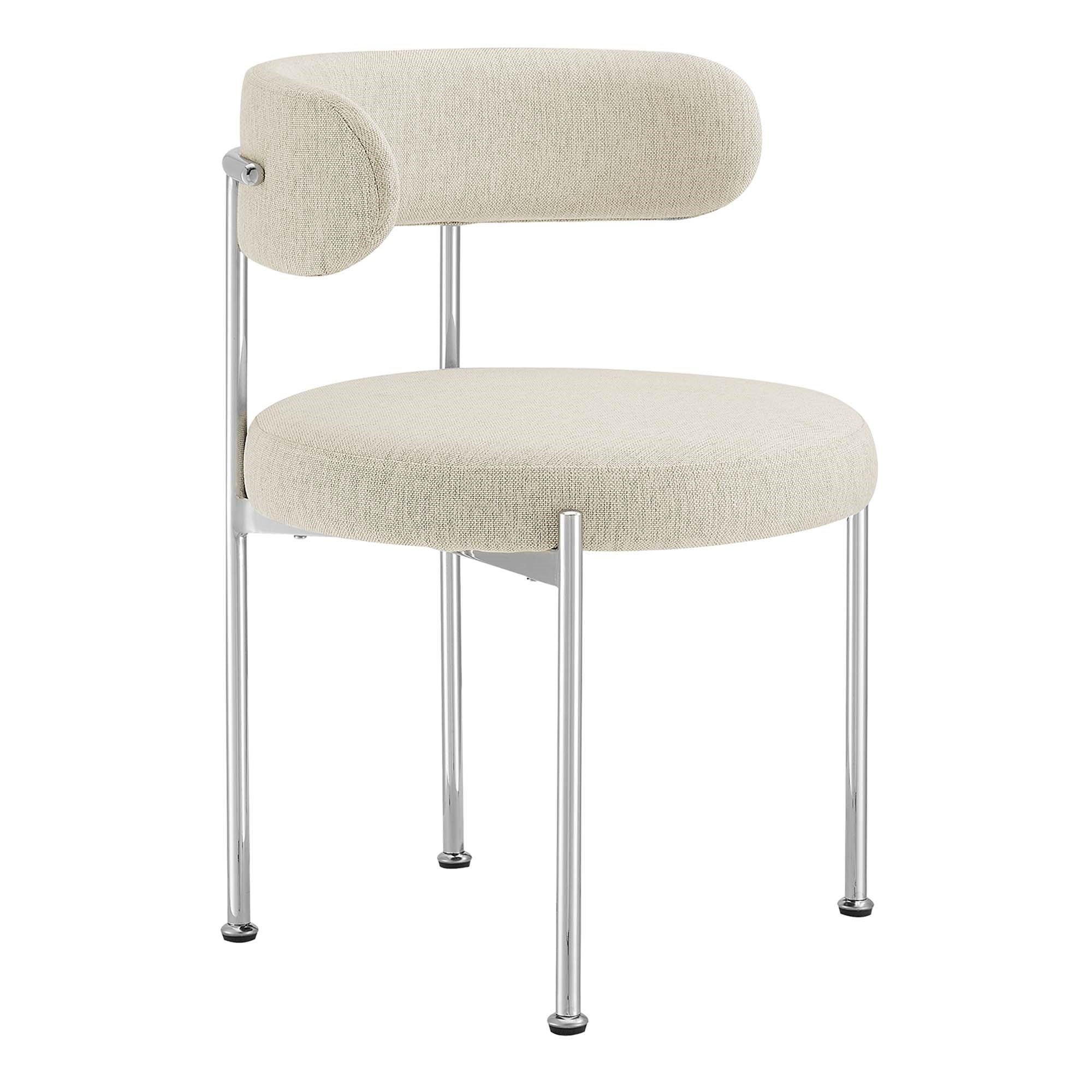 Albie Fabric Dining Chairs - Set Of 2