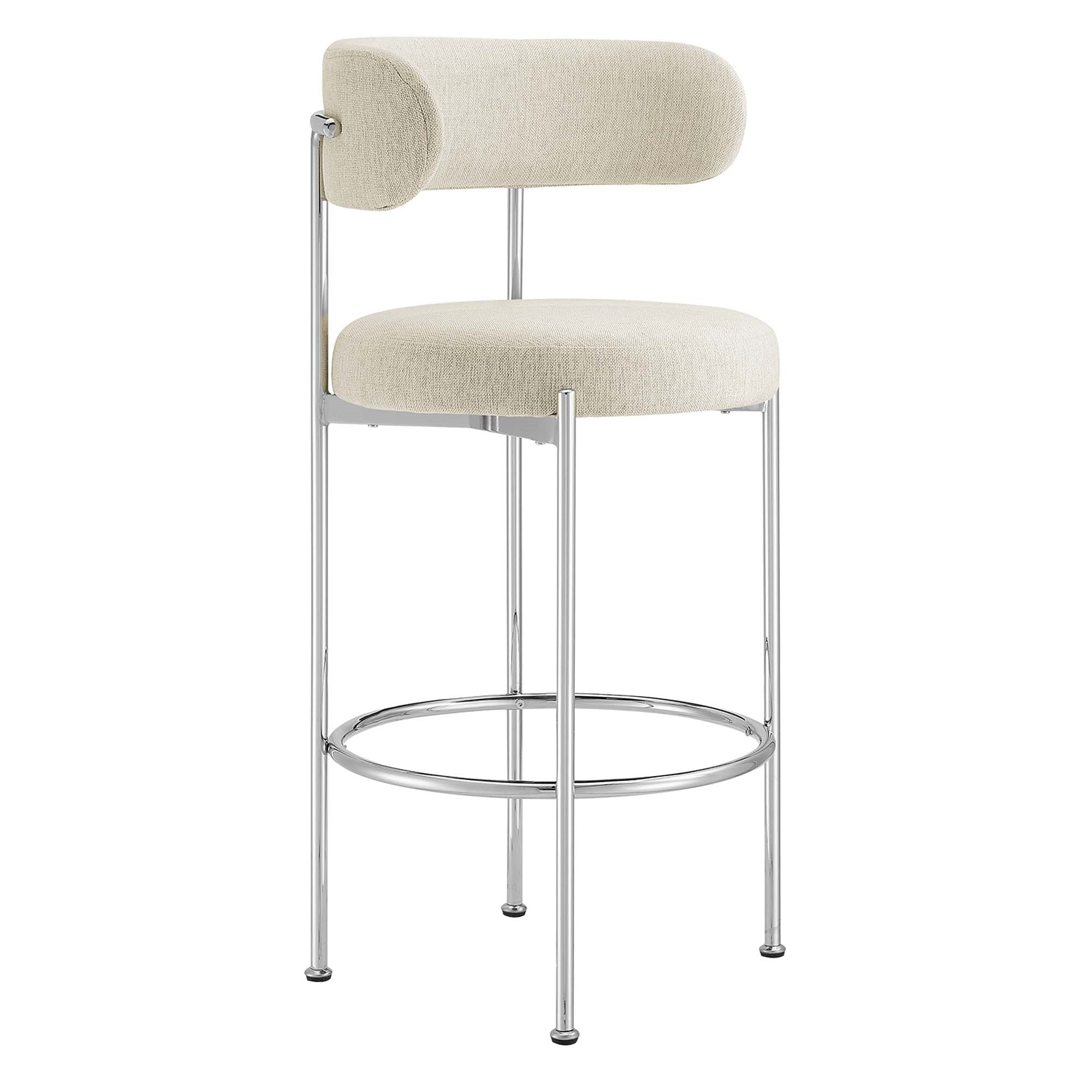 Albie Fabric Bar Stools - Set Of 2