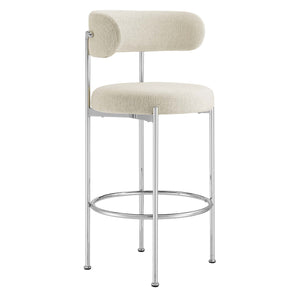 Albie Fabric Bar Stools - Set Of 2
