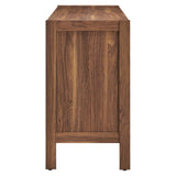 Capri 65 Wood Grain Sideboard Storage Cabinet