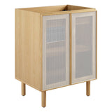 Calla 24 Perforated Metal Bathroom Vanity Cabinet (Sink Basin Not Included)