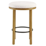 Fable Boucle Fabric Counter Stools - Set Of 2