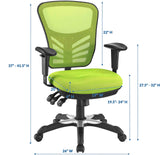 Articulate Mesh Office Chair - Green
