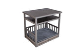 Sundown Nighstand Bed /Gray