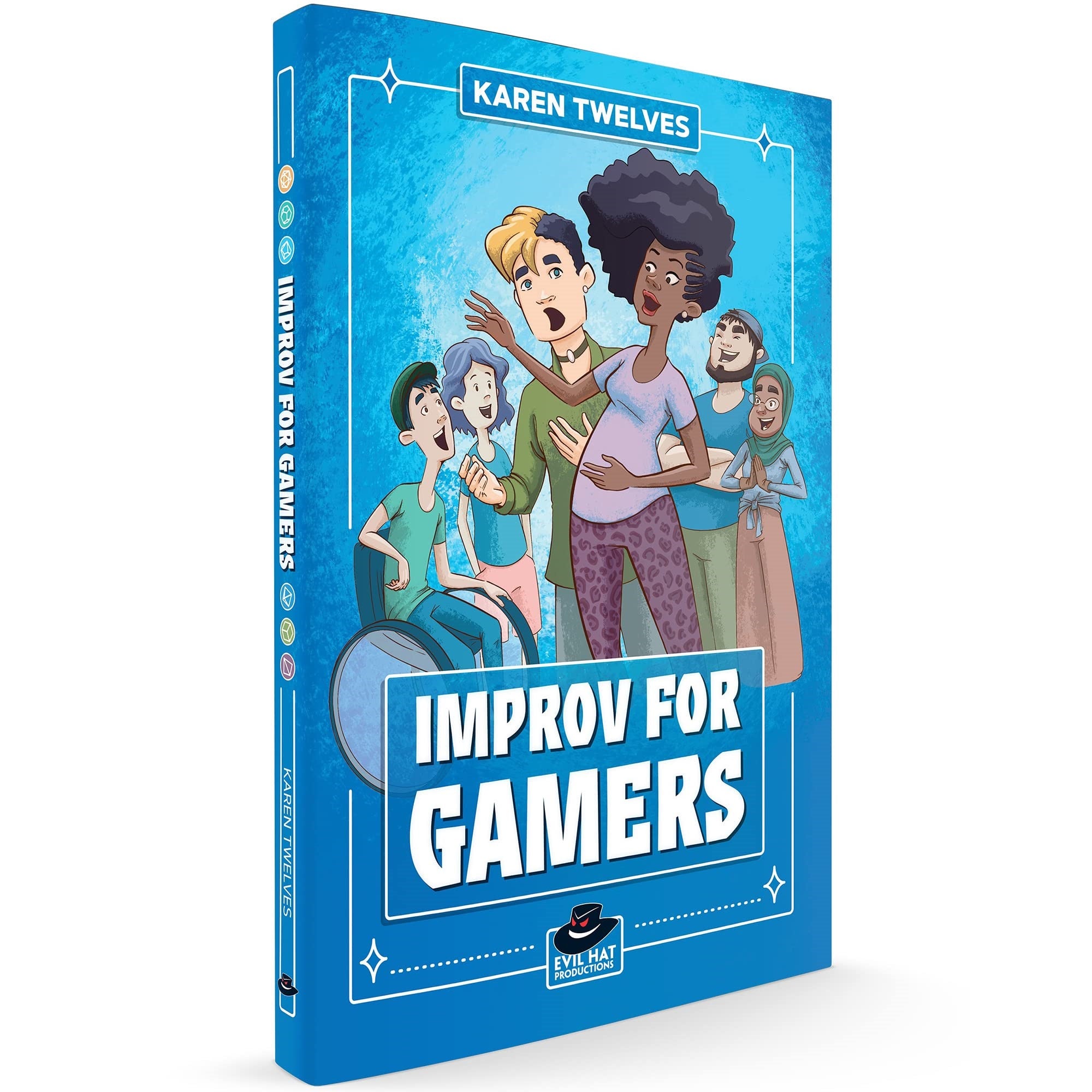 Evil Hat Productions, Llc Improv For Gamers: Second Edition - Hardcover Rpg Book, Role Playing Game