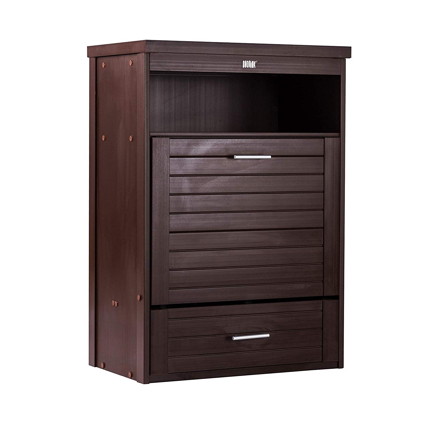 New Age Pet Dog Brea Food Pantry/Double Diner -Russet