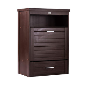 New Age Pet Dog Brea Food Pantry/Double Diner -Russet