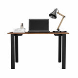 Tuhome Cabo Desk, Four Legs, Countertop Table, Mahogany, For Office
