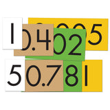 4-Value Decimals to Whole Number Place Value Cards Set
