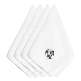 Caroline'S Treasures Embt1748Npke Dalmatian Embroidered Napkins (Set Of 4), 20, Multicolor