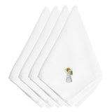 Caroline'S Treasures Embt2071Npke Christmas Angel Embroidered Napkins (Set Of 4), 20, Multicolor