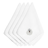 Caroline'S Treasures Embt2308Npke Maltese Embroidered Napkins (Set Of 4), 20, Multicolor
