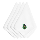 Caroline'S Treasures Embt2987Npke Christmas Lantern Embroidered Napkins (Set Of 4), 20, Multicolor