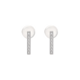 ER246W B.Tiff Pavé L-Bar Earrings