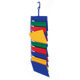 Vertical File Holder, Poly, 8-Pockets