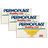 Permoplast Non Hardning clay green 3 Each