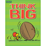 Peanuts Think Big Poster