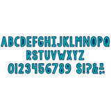Plaid Attitude - Blue Letters Deco Letters