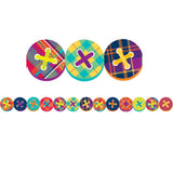 Plaid Attitude - Buttons Deco Trim Extra Wide Die Cut