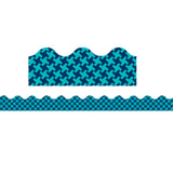 Plaid Attitude - Houndstooth Deco Trim Extra Wide Die Cut