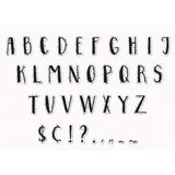 Simply Sassy - White Terrazzo Deco Letters