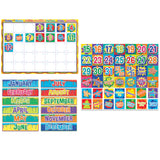 Color My World Calendar Bulletin Board Set