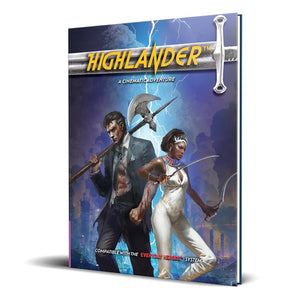 Evil Genius Games Cinematic Adventure: Highlander - Expansion Rpg Book, For Use With The Everyday Heroes Core Rulebook, D20 5E C