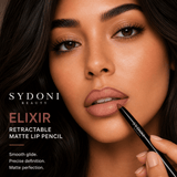 SYDONI RETRACTABLE MATTE LIP PENCIL with SHEA BUTTER 9 Rich, Smudge‑Resistant Shades