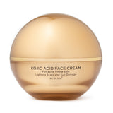 Kojic Acid Brightening Face Cream – Fades Dark Spots on Acne-Prone Sensitive Skin, Nut-Free