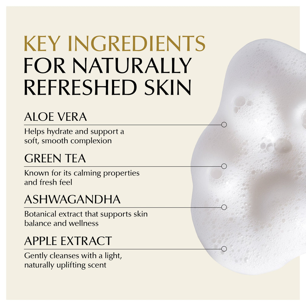 Oil-Free Foaming Face Wash for Acne-Prone Sensitive Skin – Aloe & Ashwagandha, Gluten-Free